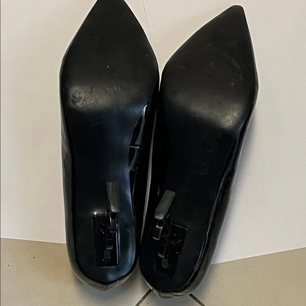 Black Patent Leather Heels made in Italy size 42. Worn. - Picture 8 of 13